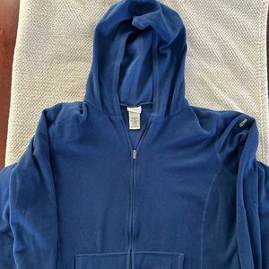 Women’s L.L. Bean Zip Up Fleece Jacket Sweatshirt Size Large